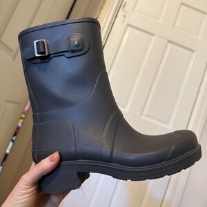 Women’s Slate Grey Hunter Rain Boots Sz 8